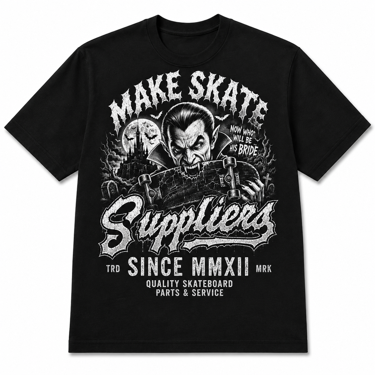 MKSK8 DRACULA BITE TEE